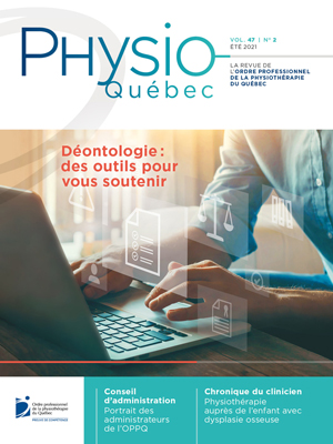 Couverture du Physio-Québec | Été 2021