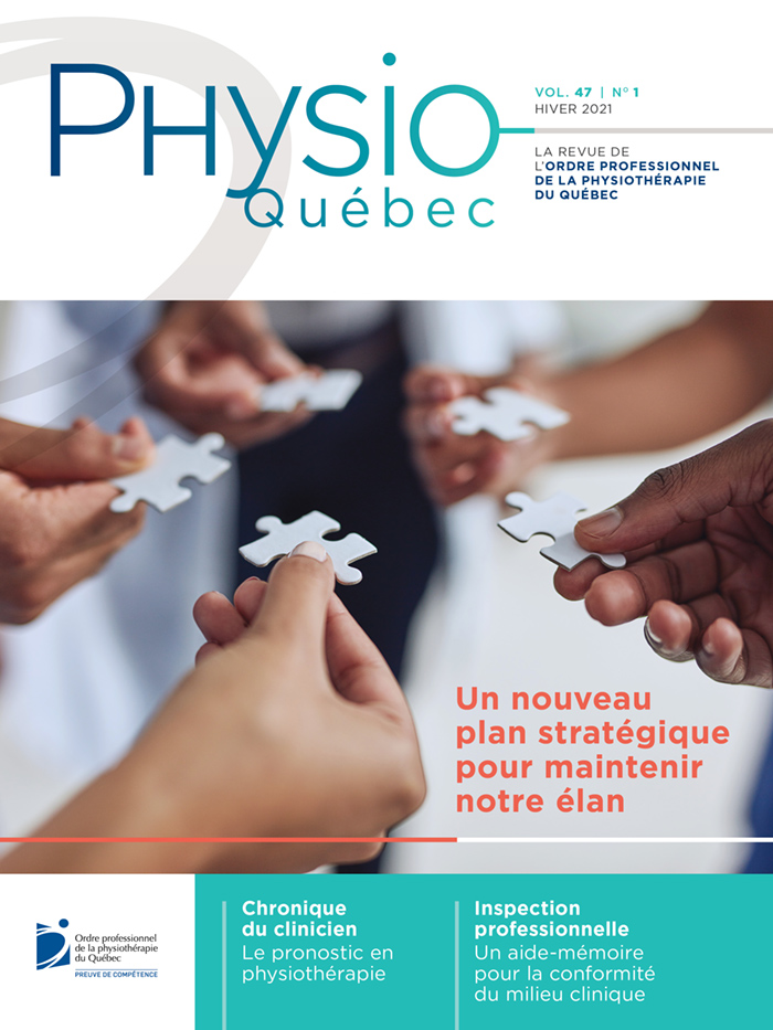 Couverture du Physio-Québec | Hiver 2021